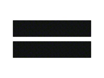 Door Sill Protection Overlays; Black (21-25 Bronco 2-Door)