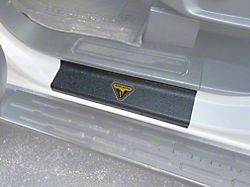 Door Sill Protection Overlays with Mountatin Logo; TUF-LINER Black; Gray (21-26 Bronco 4-Door)