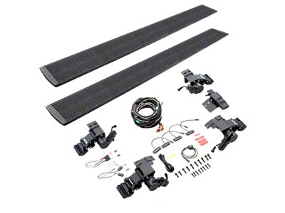 Go Rhino E-BOARD E1 Electric Running Boards; Protective Bedliner Coating (21-25 Bronco 4-Door)