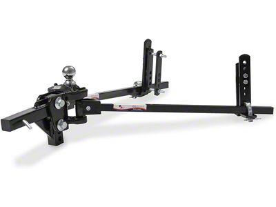 e2 Specialty Adjustable Weight Distribution Hitch Shank; 6-Inch Drop; 9-Inch Rise (Universal; Some Adaptation May Be Required)