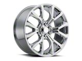 Expedition Platinum Replica Chrome 6-Lug Wheel; 22x9.5; 44mm Offset (22-26 Bronco Raptor)
