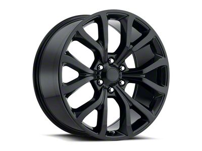 Expedition Platinum Replica Gloss Black 6-Lug Wheel; 22x9.5; 44mm Offset (22-25 Bronco Raptor)