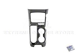 Factory Style Gear Shift Panel Trim Cover; Carbon Fiber (21-26 Bronco)