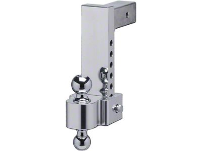 FLASH E Series HD 2.50-Inch Receiver Hitch Adjustable Ball Mount; 10-Inch Drop (Universal; Some Adaptation May Be Required)