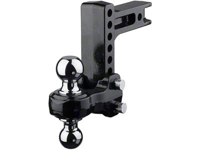 FLASH SSBM Series 2-Inch Receiver Hitch Adjustable Ball Mount; 6-Inch Drop (Universal; Some Adaptation May Be Required)
