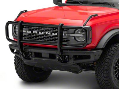 ForeFront Grille Guard; Black (21-25 Bronco w/ Modular Front Bumper)