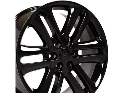 FR76 Black 6-Lug Wheel; 22x9; 44mm Offset (22-25 Bronco Raptor)