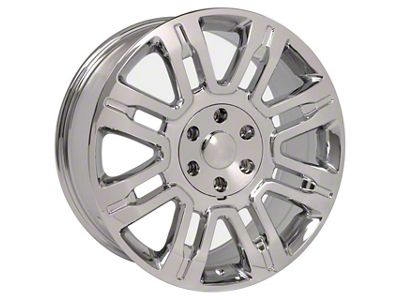 FR98 Chrome 6-Lug Wheel; 20x8.5; 44mm Offset (22-25 Bronco Raptor)