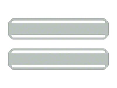Front Door Sill Overlays; Cactus Gray (21-25 Bronco)