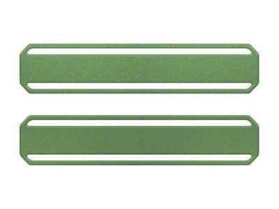 Front Door Sill Overlays; Eruption Green (21-25 Bronco)