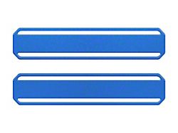 Front Door Sill Overlays; Veloctiy Blue (21-24 Bronco)