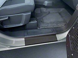 Front Door Sill Protection; Black (21-24 Bronco)