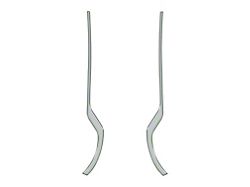 Front Grab Rail Line Inserts; Cactus Gray (21-26 Bronco)