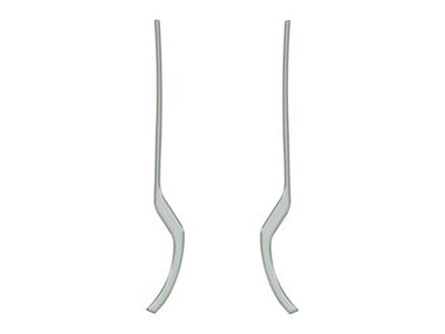 Front Grab Rail Line Inserts; Cactus Gray (21-25 Bronco)