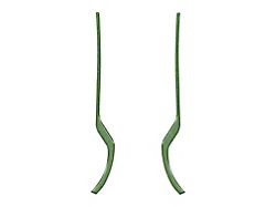 Front Grab Rail Line Inserts; Eruption Green (21-24 Bronco)