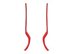 Front Grab Rail Line Inserts; Race Red (21-24 Bronco)