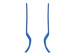 Front Grab Rail Line Inserts; Velocity Blue (21-25 Bronco)