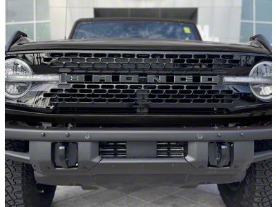 Front Grille Letter Overlays; Area 51 (21-25 Bronco, Excluding Raptor)
