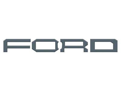 Front Grille Letter Overlays; Area 51 (22-25 Bronco Raptor)