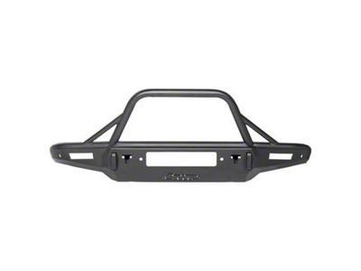Full Width Front Bumper with Mid-Grille Bull Bar; Black (21-25 Bronco)