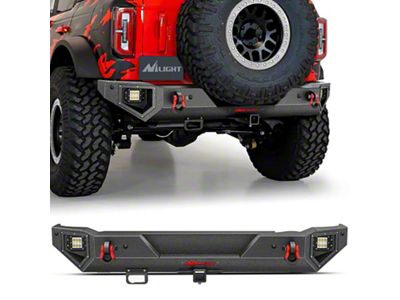 Full Width Winch Mount Front Bumper with LED Lights (21-25 Bronco)