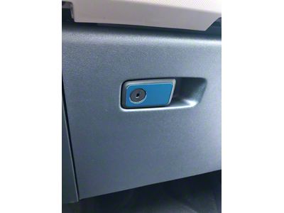Glove Box Accent Trim; Atlas Blue (21-25 Bronco)