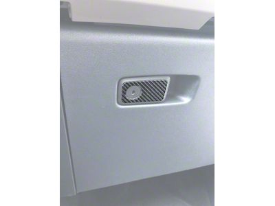 Glove Box Accent Trim; Forged Carbon Fiber (21-25 Bronco)