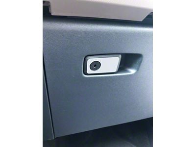 Glove Box Accent Trim; Gloss White (21-25 Bronco)