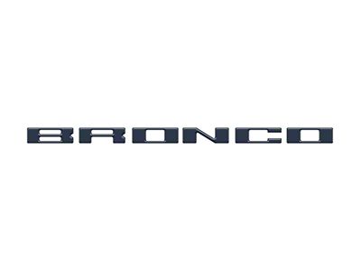 Glove Box Letter Inserts; Antimatter Blue (21-25 Bronco)