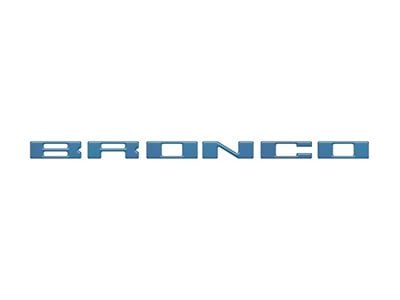 Glove Box Letter Inserts; Atlas Blue (21-25 Bronco)