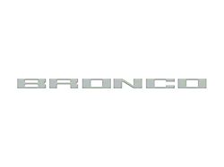 Glove Box Letter Inserts; Cactus Gray (21-25 Bronco)