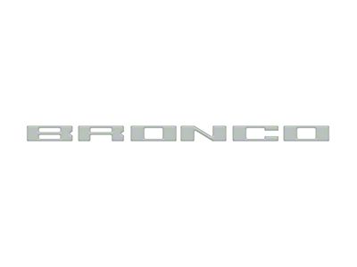 Glove Box Letter Inserts; Cactus Gray (21-25 Bronco)