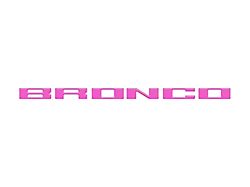 Glove Box Letters Inserts; Hot Pink (21-26 Bronco)