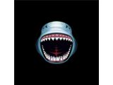 Great White Shark Spare Tire Cover with Camera Port; Black (21-25 Bronco)