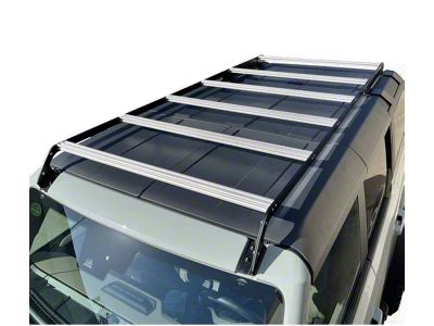 Hard Top Full Size Roof Rack with Silver Cross Bars (21-25 Bronco 4-Door)