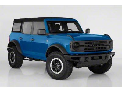 Headlight Covers; Smoked (21-25 Bronco Base)