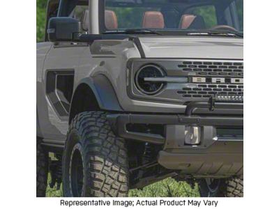 Headlight Surround and DRL Vinyl Tint; Orange (21-25 Bronco w/ Factory LED Headlights)
