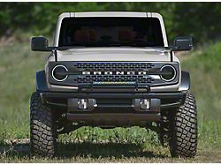 Headlight Surround and DRL Vinyl Tint; Standard/Darker (21-25 Bronco w/ Factory LED Headlights)
