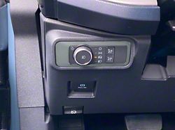 Headlight Switch Accent Trim; Cactus Gray (21-24 Bronco)