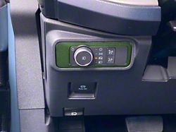 Headlight Switch Accent Trim; Eruption Green (21-24 Bronco)