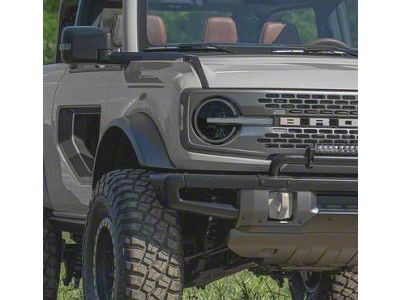 Headlight Vinyl Lens Tint; Light (21-25 Bronco w/ Factory LED Headlights)
