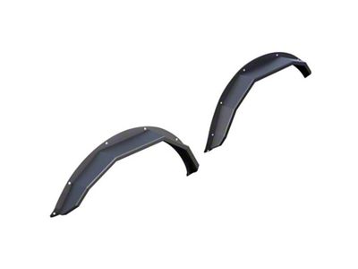 Heavy Duty Fender Flares; Front and Rear; Textured Black (21-25 Bronco 2-Door)