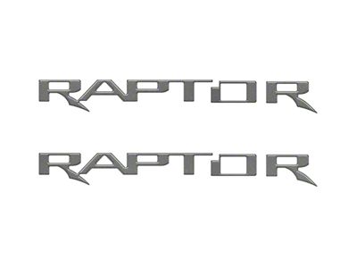 Hood Cowl Letter Inserts; Magnetic (22-25 Bronco Raptor)