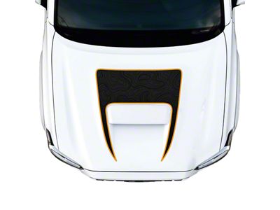 Hood Graphic; Matte Black (21-25 Bronco, Excluding Raptor)