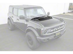 Hood Scoop Cover; Glossy Black (22-25 Bronco Raptor)