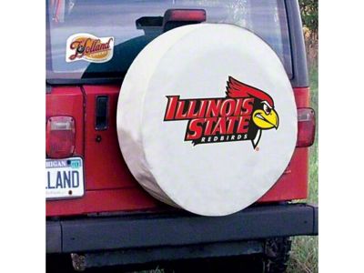 Illinois State University Spare Tire Cover with Camera Port; White (21-25 Bronco)