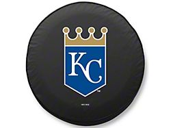 Kansas City Royals Spare Tire Cover with Camera Port; Black (21-25 Bronco)