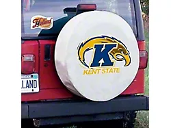 Kent State University Spare Tire Cover with Camera Port; White (21-25 Bronco)