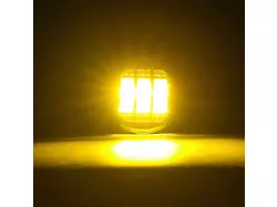 LED Fog Lights; Amber (21-26 Bronco w/ Plastic Front Bumper)
