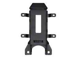 License Plate Relocator Bracket for Pro-Series Rear Bumper; Textured Black (21-25 Bronco)